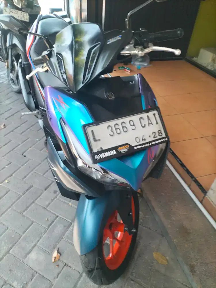 Yamaha aerox 2023 tgn 1 ors km rendah siap pakai