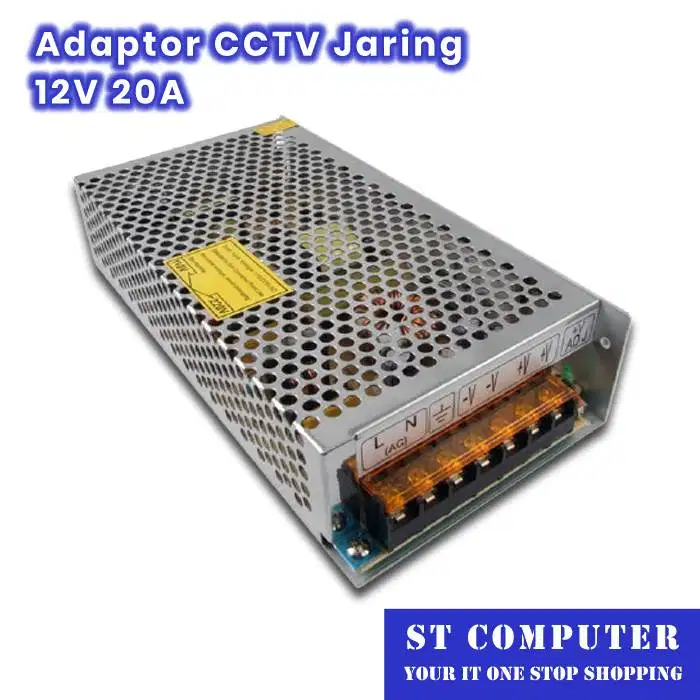 Adaptor CCTV Jaring 12V 20A