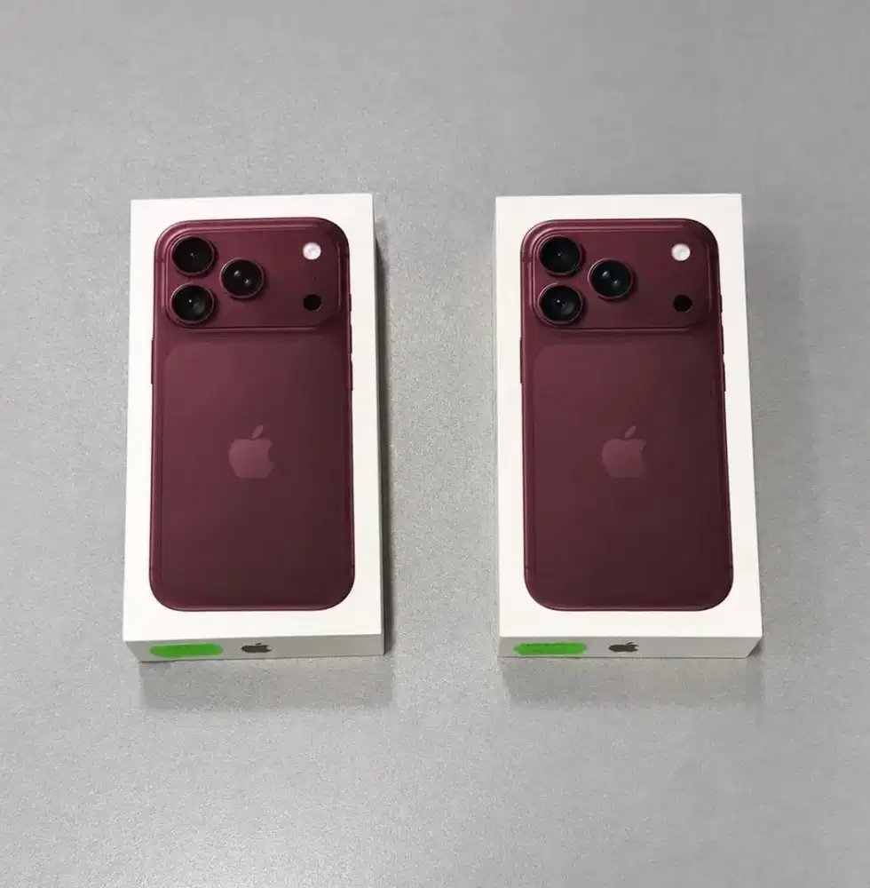 Iphone 18 pro 256gb 512gb brugundy new ready stok