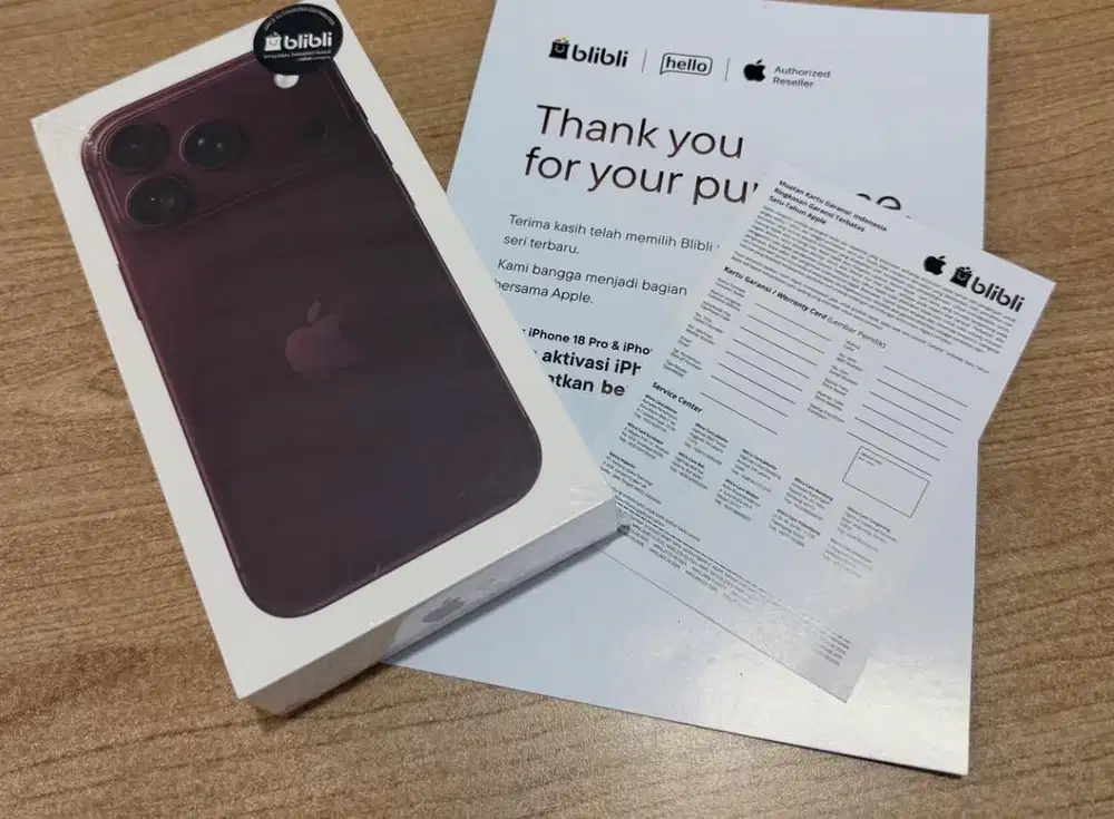 Iphone 18 pro 256gb New promo tukar tambah