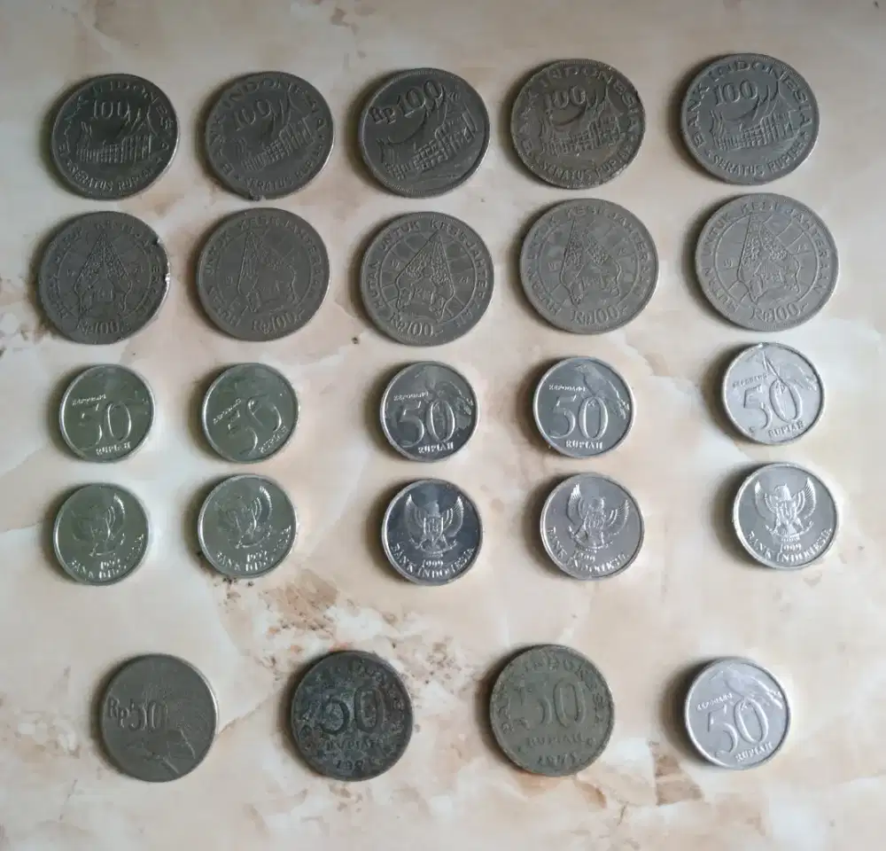 Jual Uang Logam 50 & 100_Murah