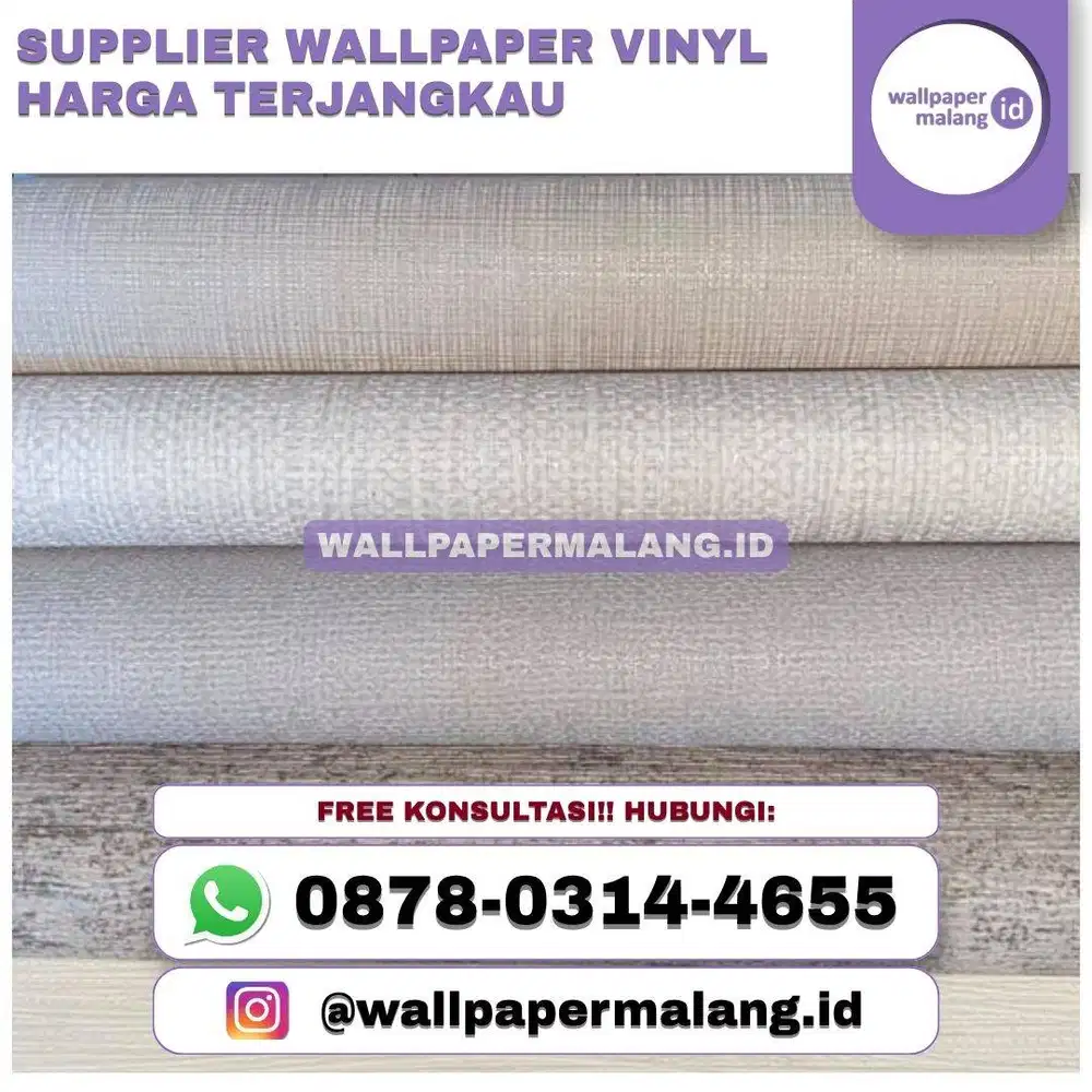 SUPPLIER WALLPAPER VINYL HARGA TERJANGKAU