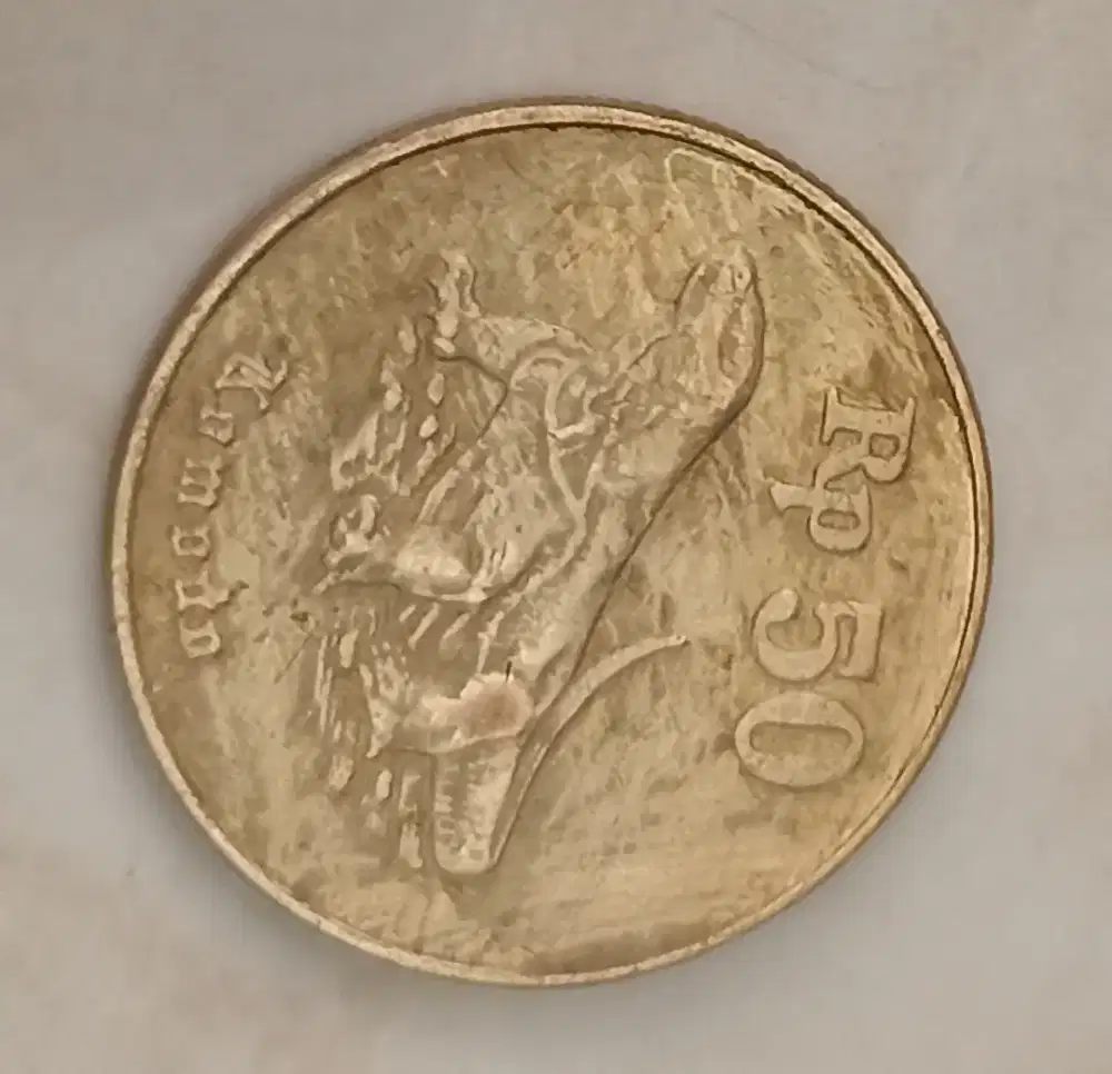 Uang lama Rp.50 Tahun 1995