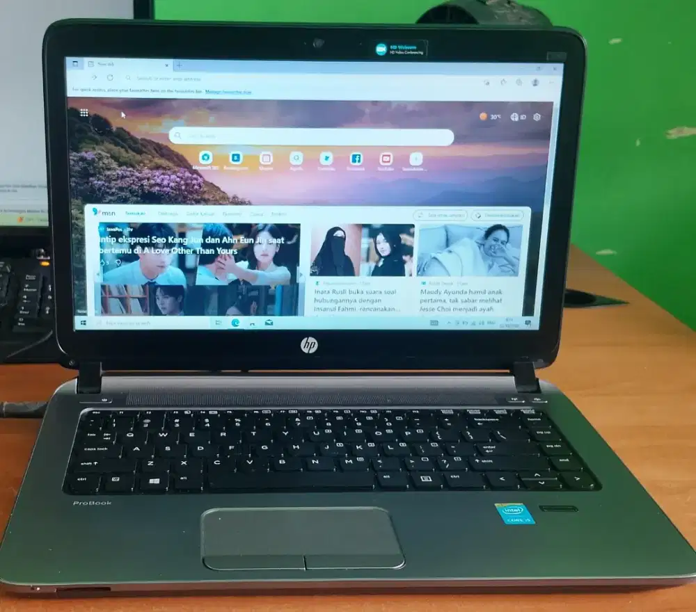 Laptop hp probook 440 g2 i5-5200u ram 6gb HDD 500gb windows 10
