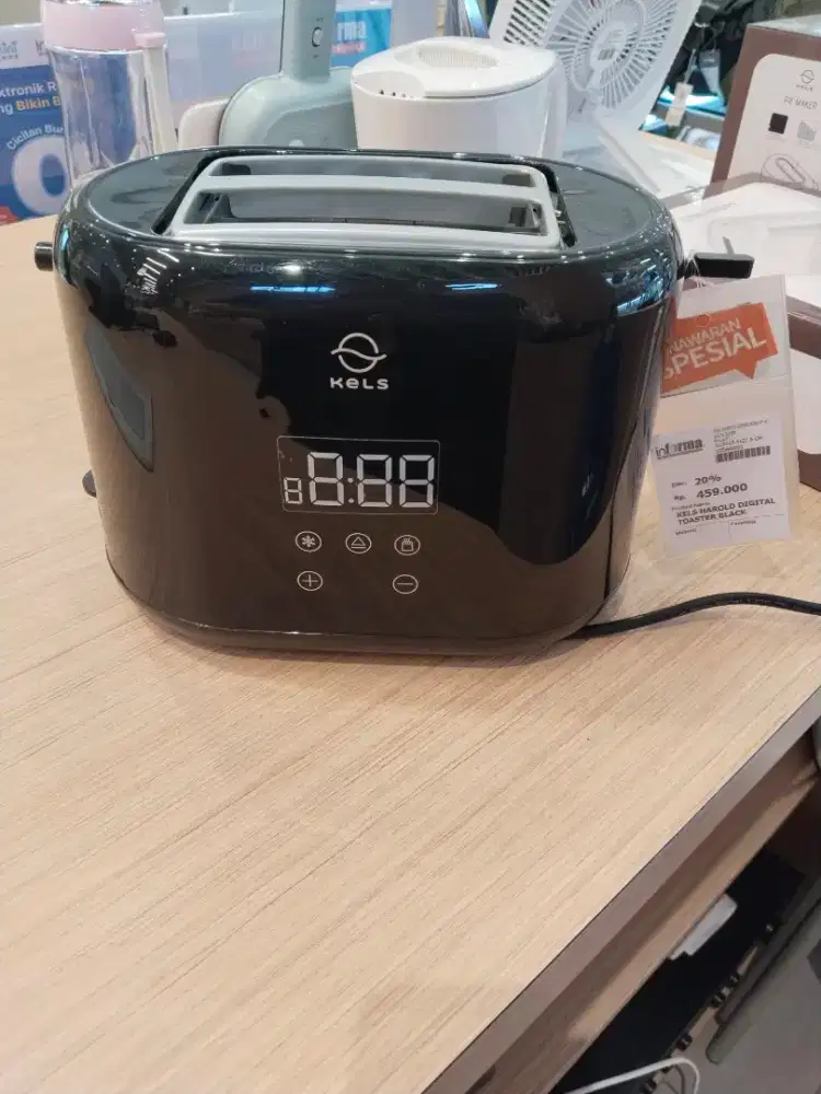 KELS HAROLD DIGITAL TOASTER BLACK