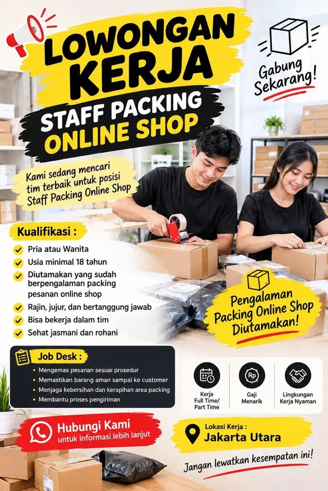 Untuk di online shop