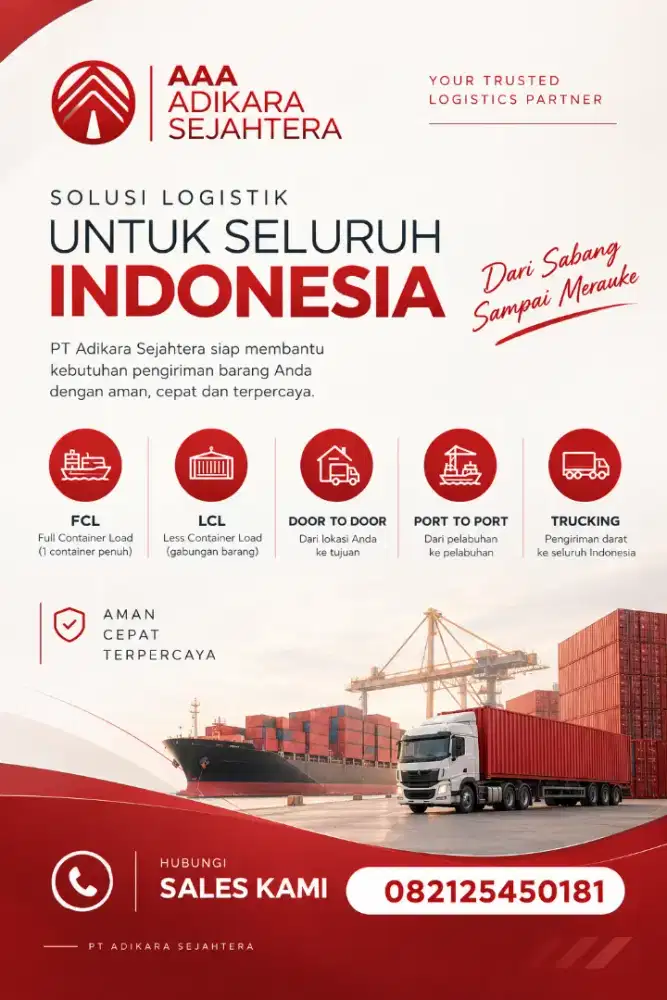 Jasa Trucking & Pengiriman Kargo Antar Pulau