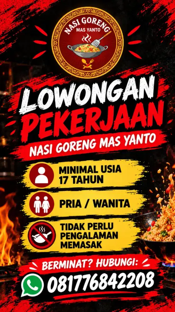 Lowongan kerja nasi goreng mas yanto