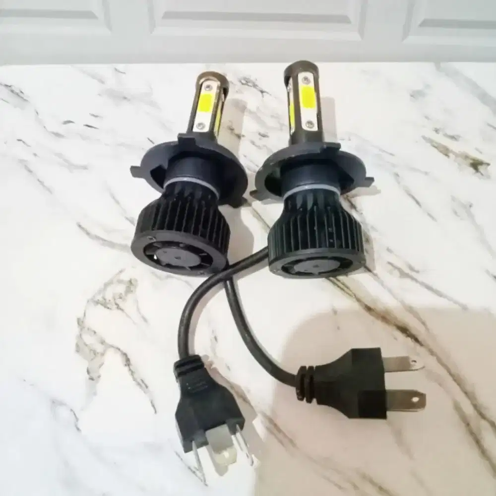 H4 S1 LED COB Sepasang 3 sisi