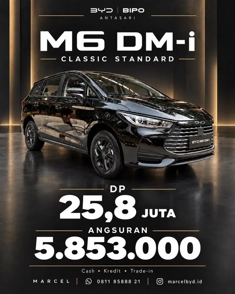 [DP 25JT] MOBIL BARU BYD M6 DM Cross Advanced