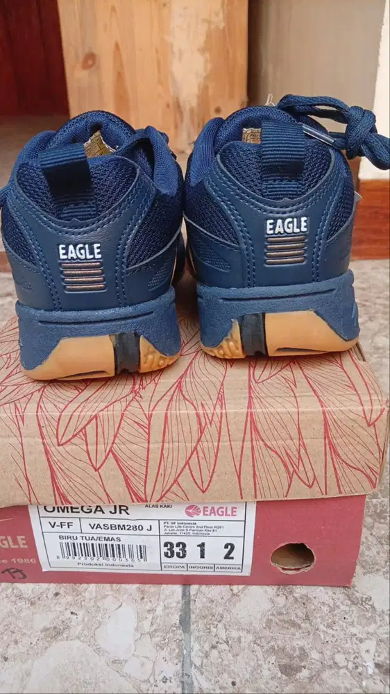 Sepatu Badminton Anak Eagle Omega Jr