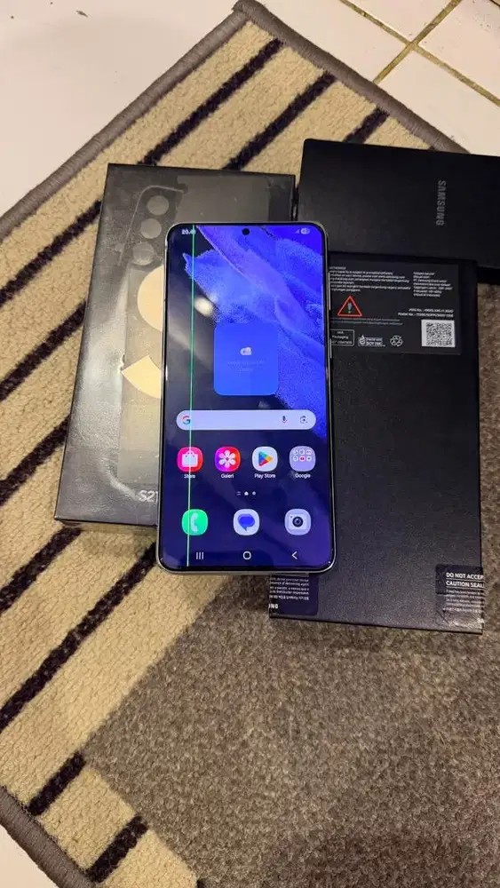 Dijual Samsung S21 Plus Silver 5G 8/256GB SEIN Lengkap