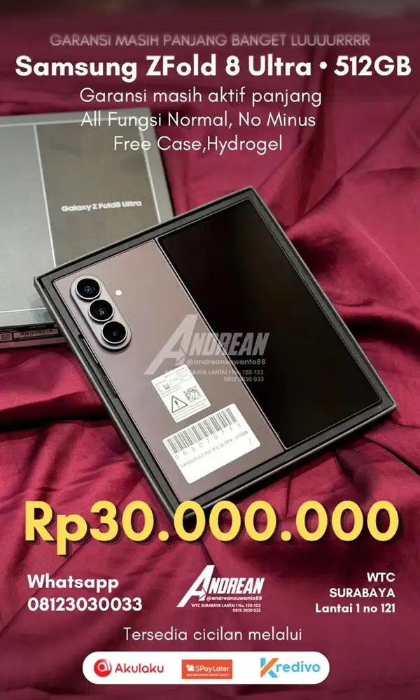 Second Samsung Z Fold 8 ultra 512 gb violet shadow
