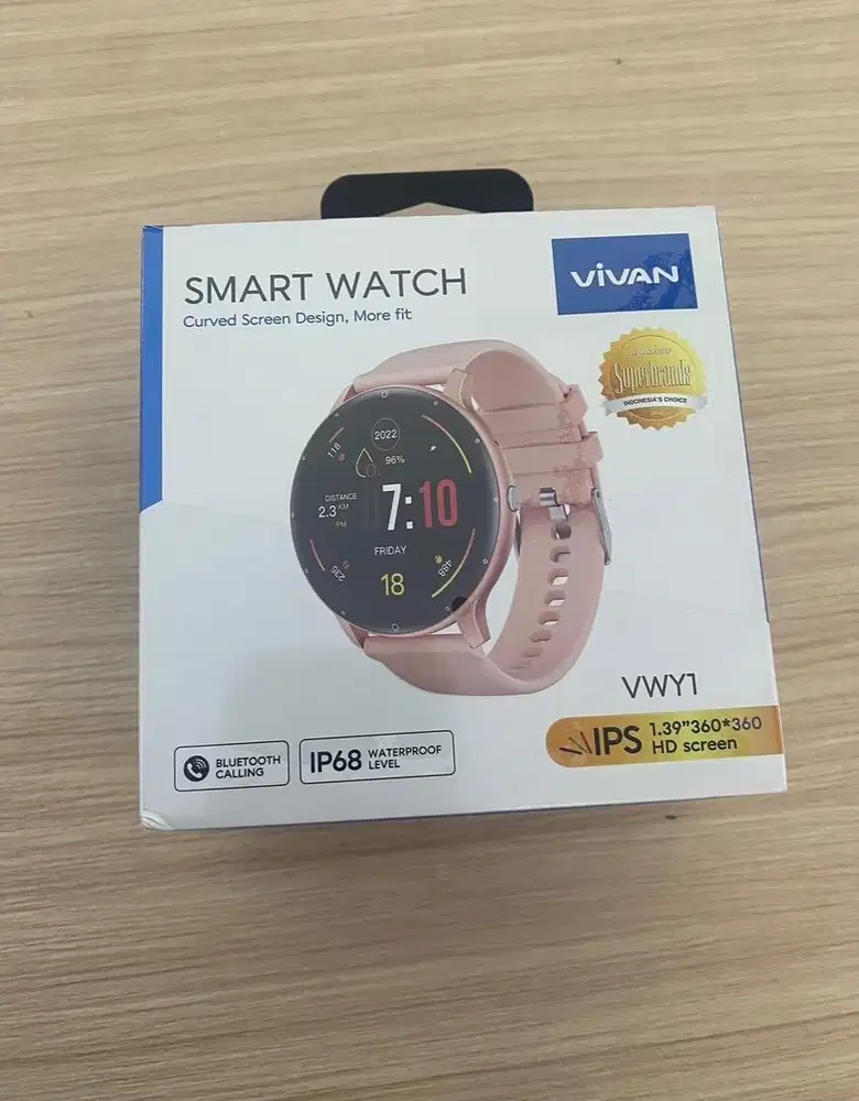 smartwatch vivan vwy1 pink