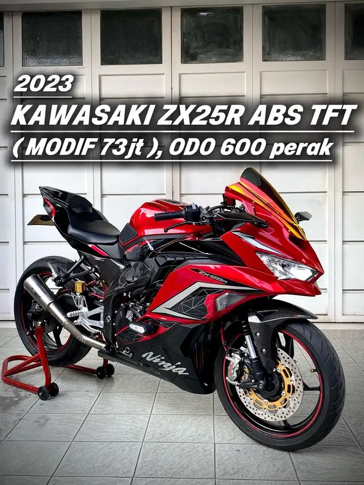 Kawasaki zx25r abs ( modif 73jt),( Km 600 perak )