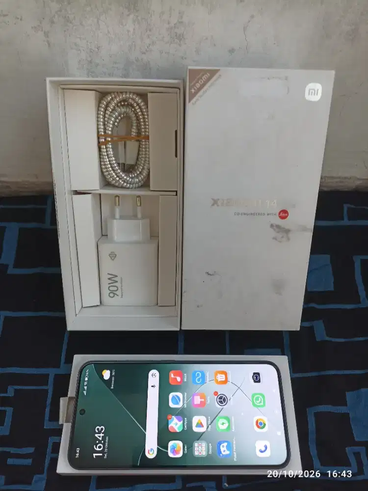 Xiaomi 14 12/256 Fullset ori segel mulus no minus istimewa