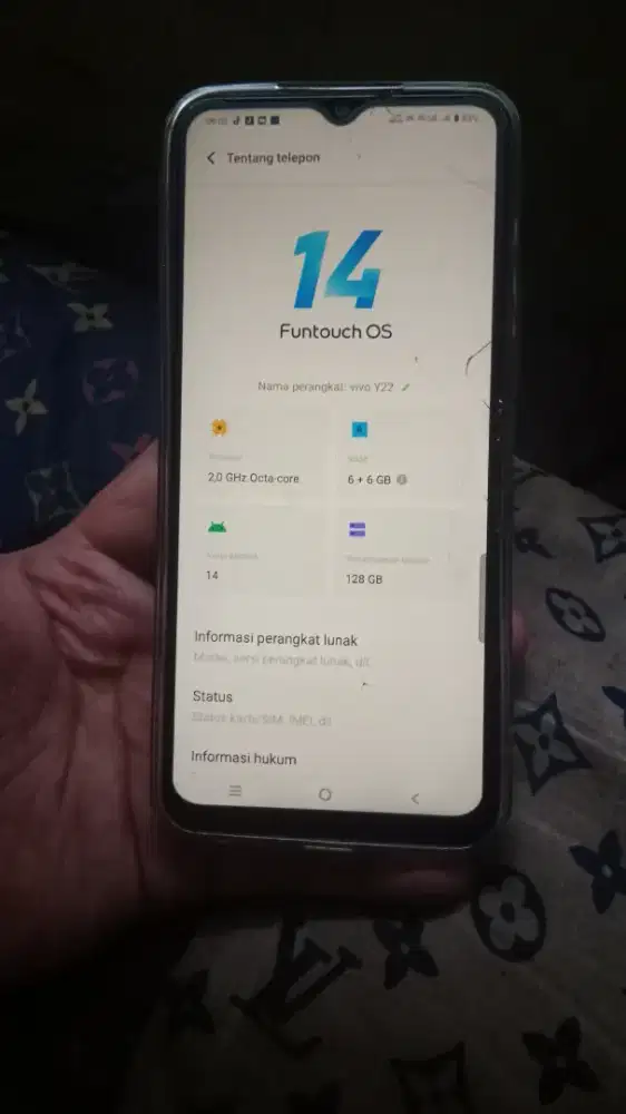 Jual hp vivo y22