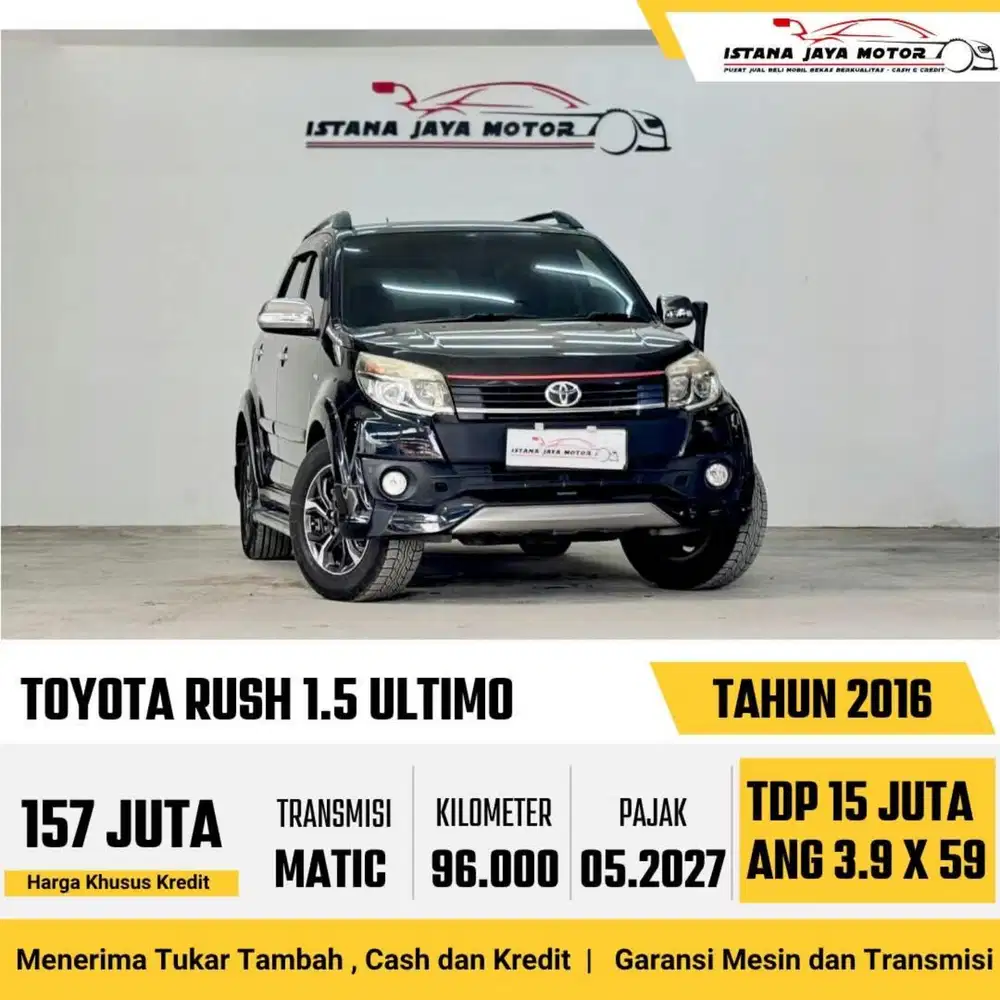 Toyota Rush Ultimo AT 2016
