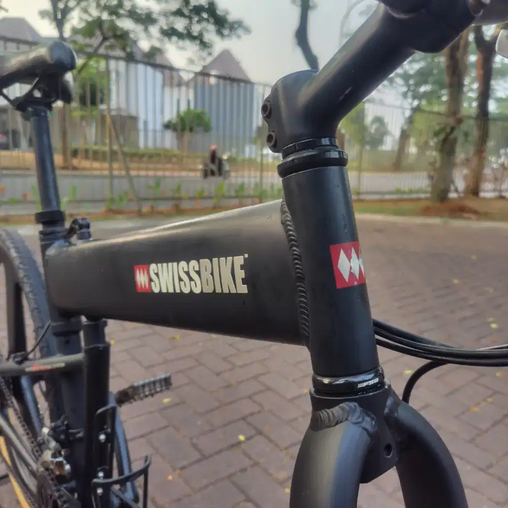 MTB Lipat Swissbike modif ala City Gravel Bike