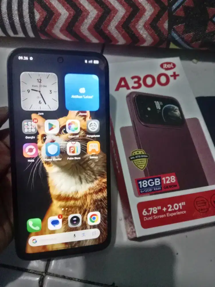 Itel A300 plus ram 6+6/128 NFC mulus fullset ada fitur canggih