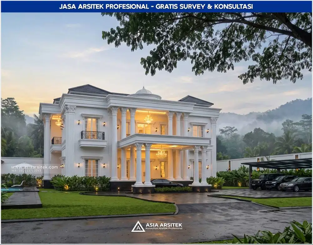 Jasa Arsitek Desain Rumah di Tangerang Selatan Desain Rumah 3977 m2