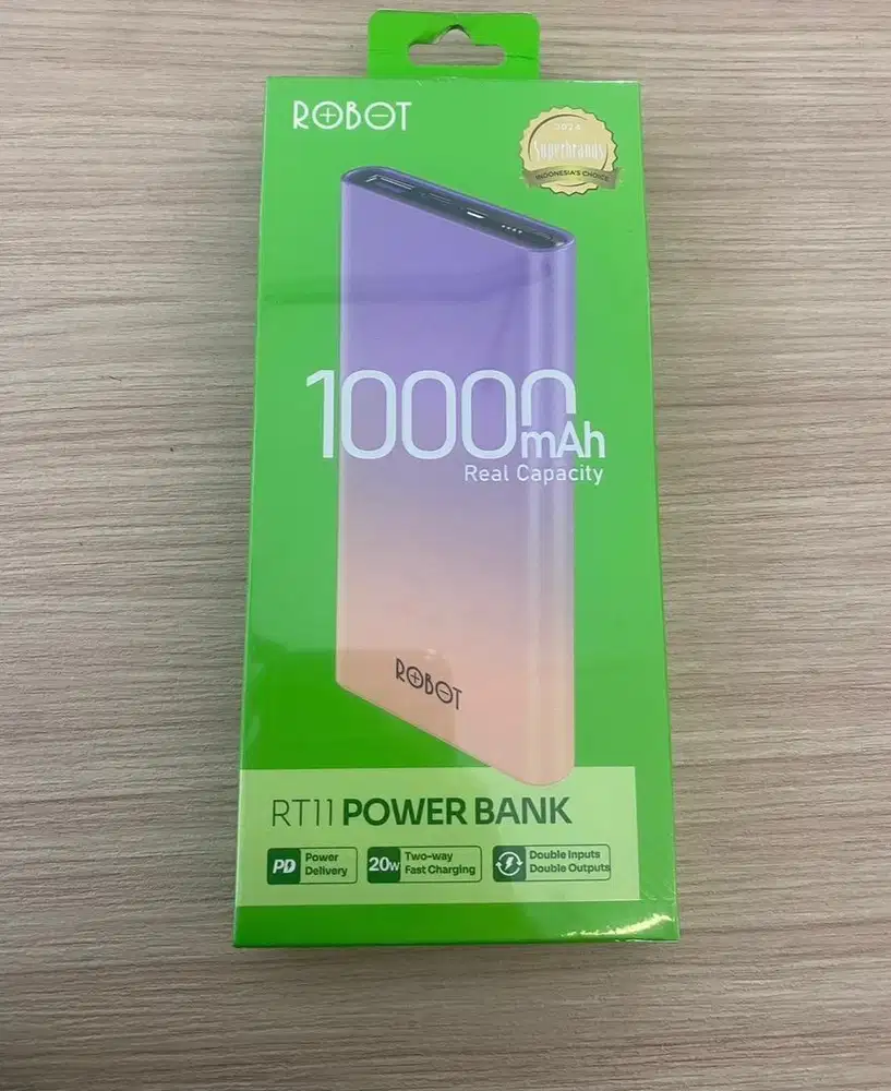 powerbank robot rt11 purple