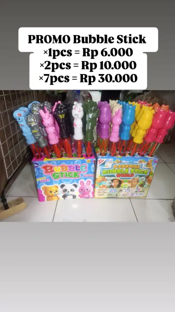 PROMO Mainan Anak Bubble Stick 2pcs