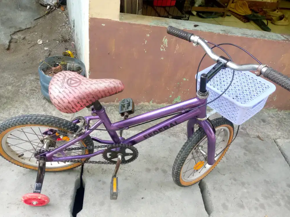 Sepeda anak kalcer ukuran 16 normal siap pakai