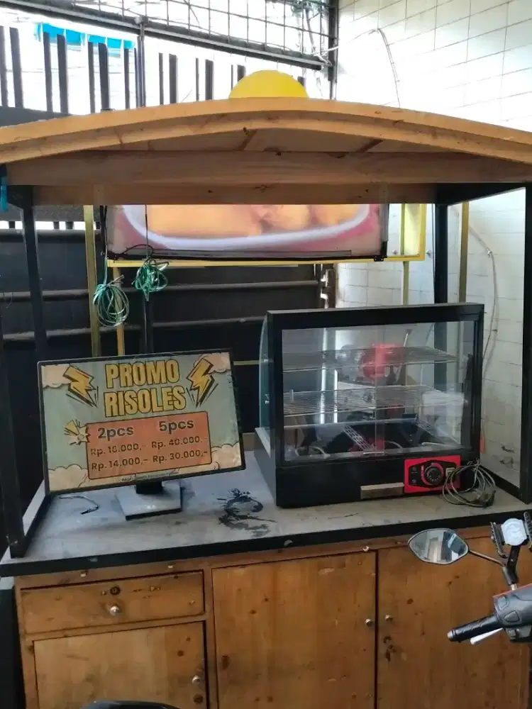 Di jual gerobak usaha