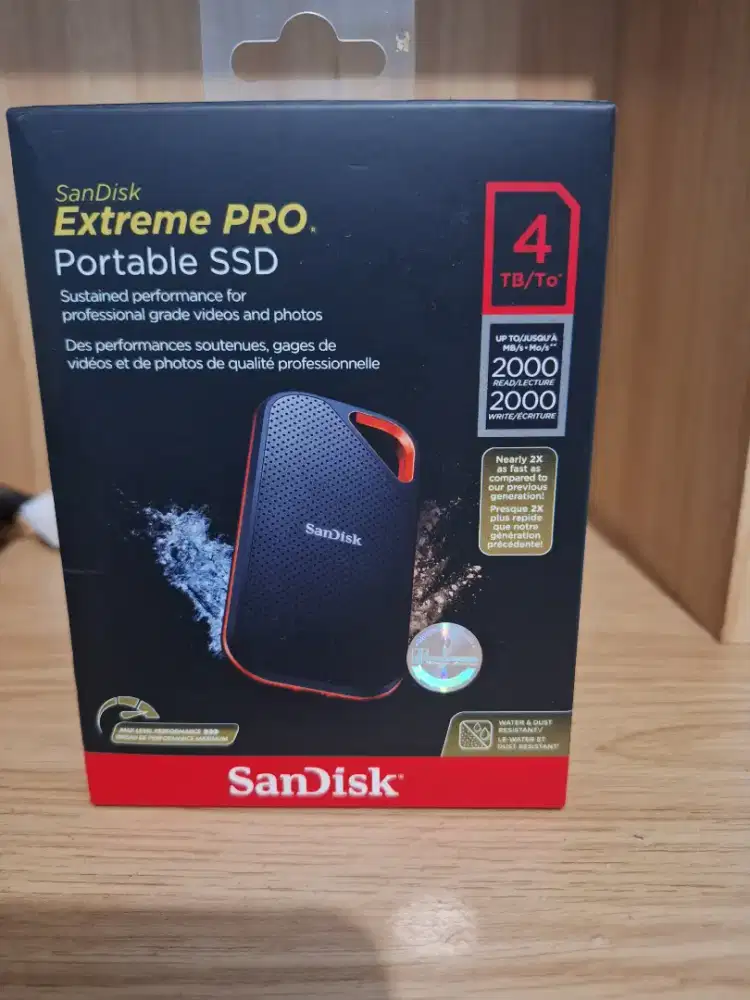 Potable ssd sandisk 4 tb