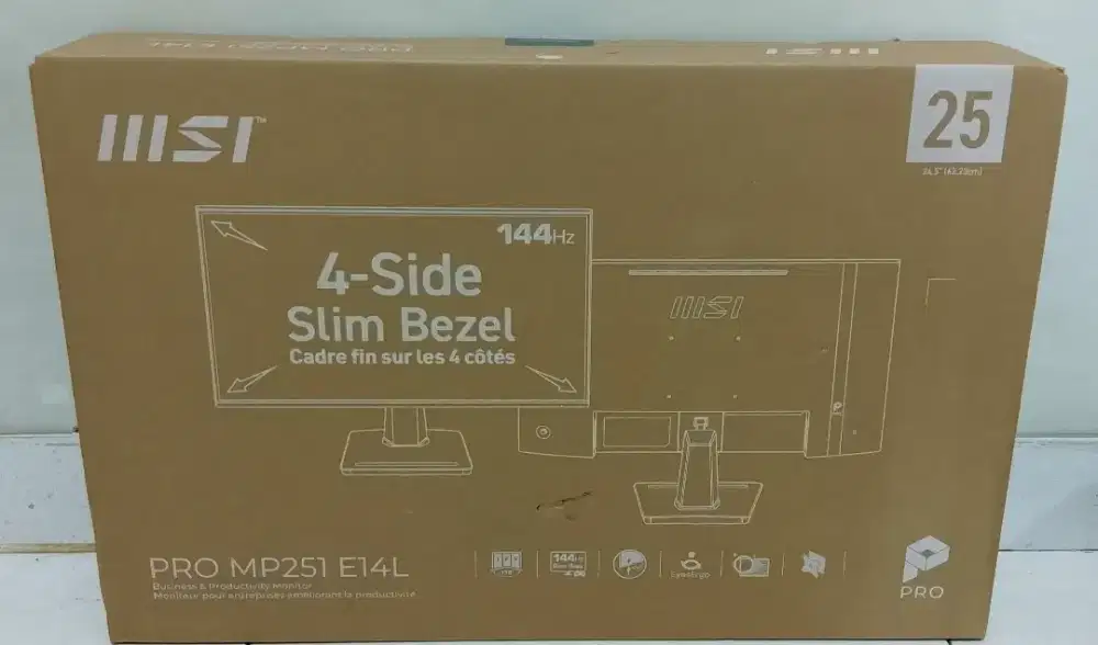 MSI PRO MP251 E14L 25 Inch