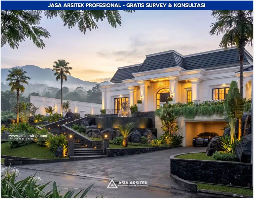 Jasa Arsitek Desain Gambar Rumah di Bogor Desain Rumah 670 m2