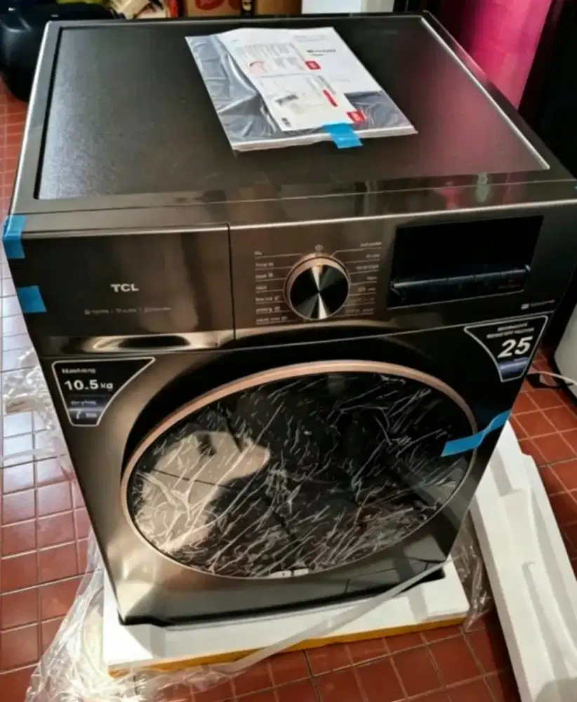 TCL Mesin Cuci Front Loading Washer Dryer 10.5 kg