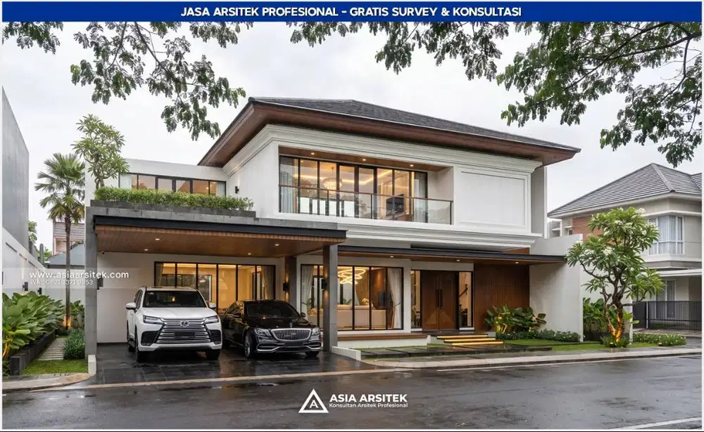 Jasa Arsitek Desain Rumah di Tangerang Selatan Desain Rumah 828 m2