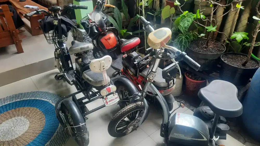 Jual borong 3 unit sepeda listrik