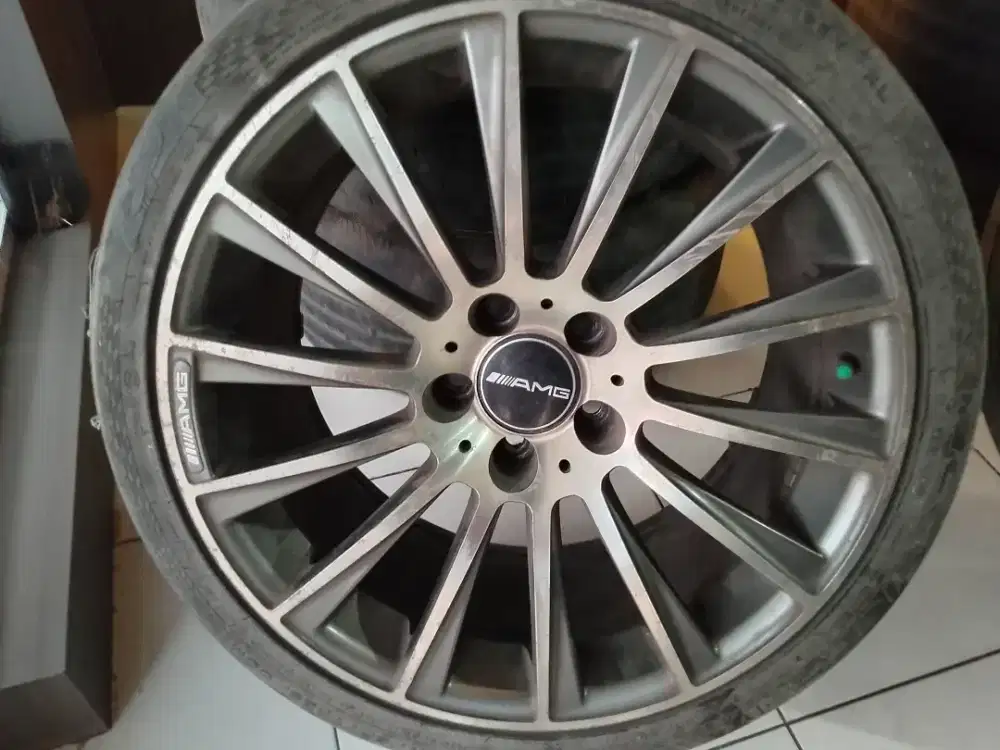 DIJUAL CEPAT - VELG MERZY RING 18 + BAN 225/45 R18 PCD 5x114.3*