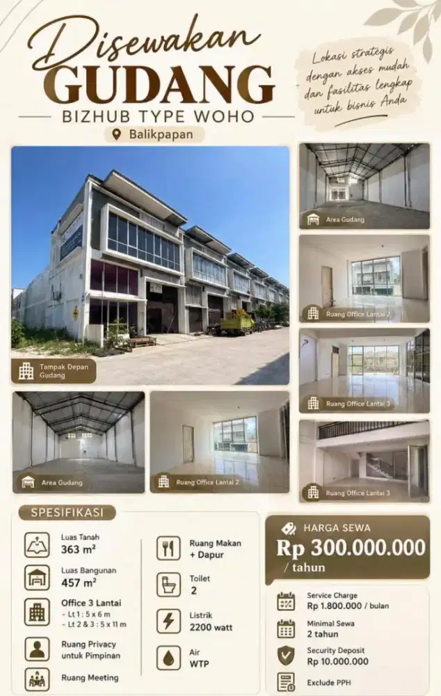 DiKONTRAKAN GUDANG KARIANGAU 45