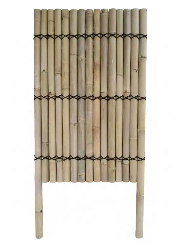 pagar bambu apus belah 100x160 cm berkaki