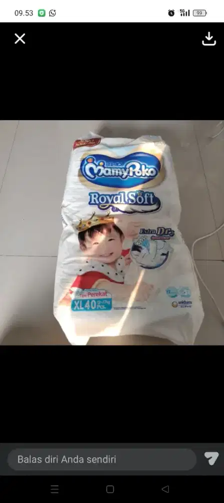 Pampers anak kondisi masih baru dijamin murah
