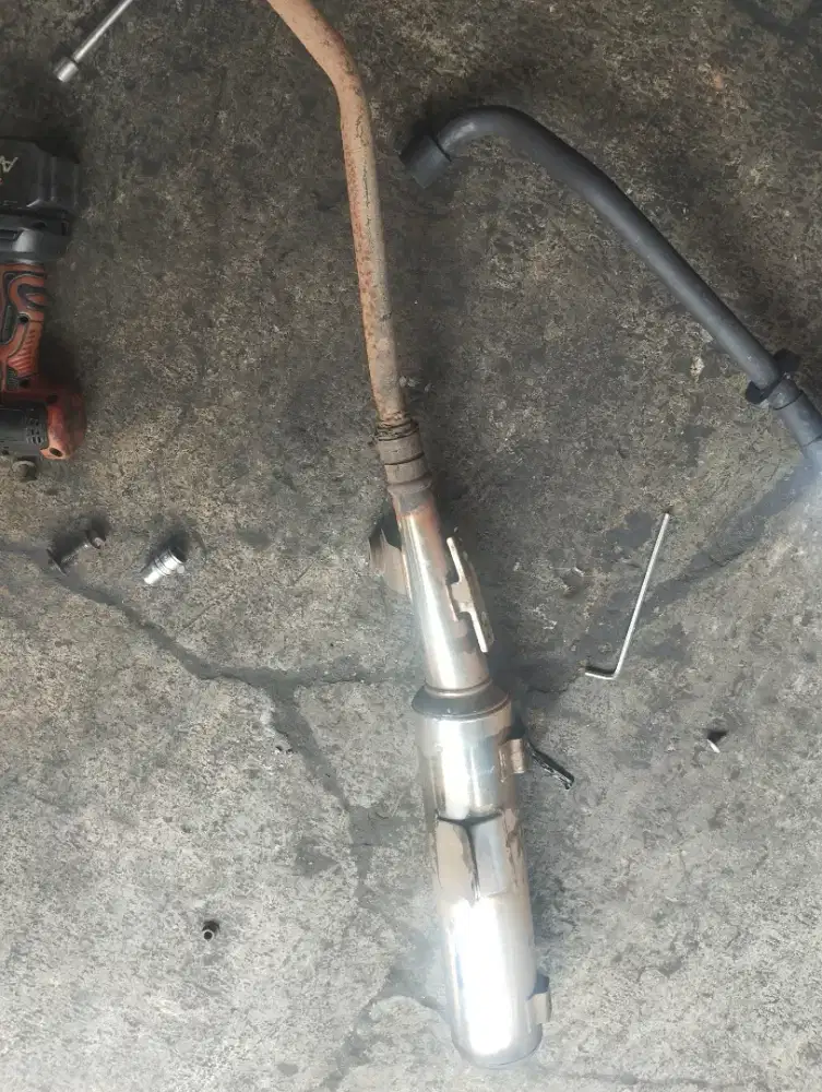 KNALPOT BOBOKAN ORIGINAL BEKAS JUPITER Z 2005