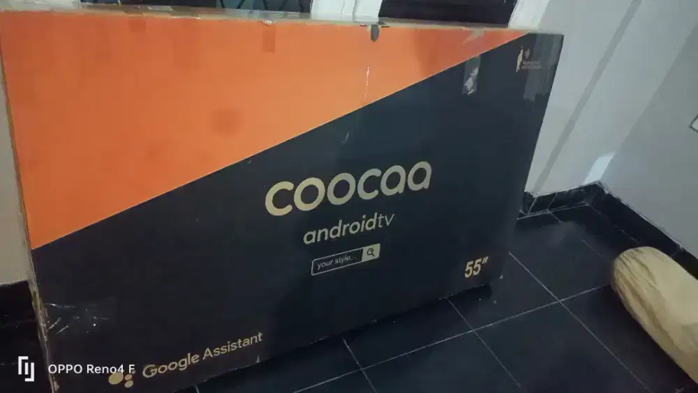 Android tv coccaa 55 inch fullset mulus
