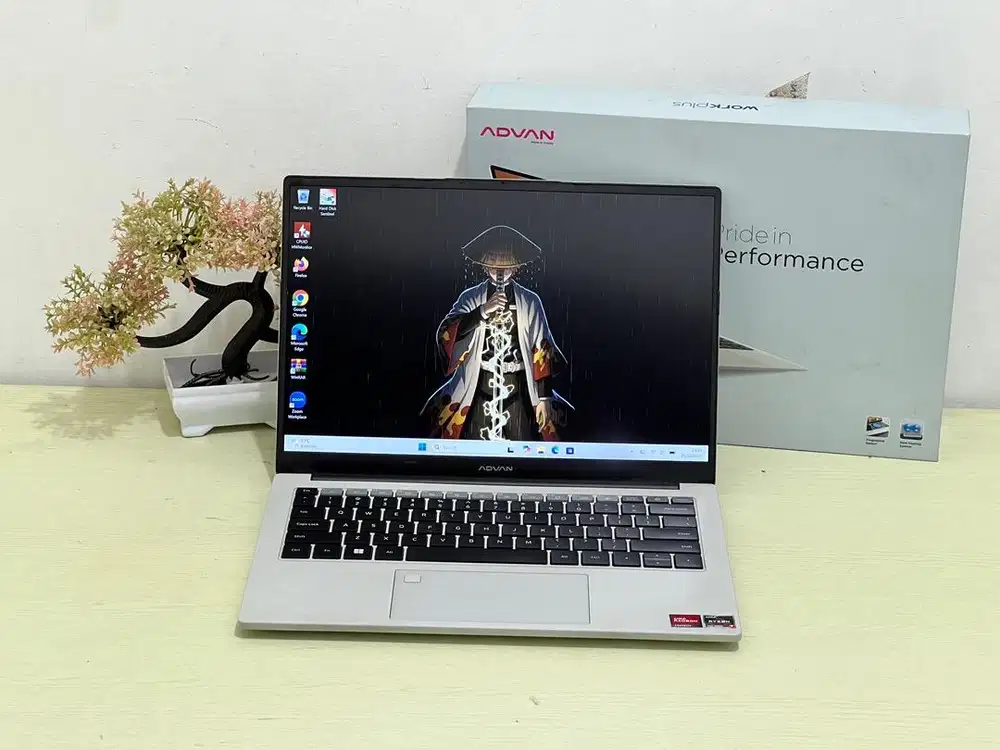 Advan WorkPlus Ryzen 7-7735HS RAM 16 SSD 512 14 FHD IPS Fullset