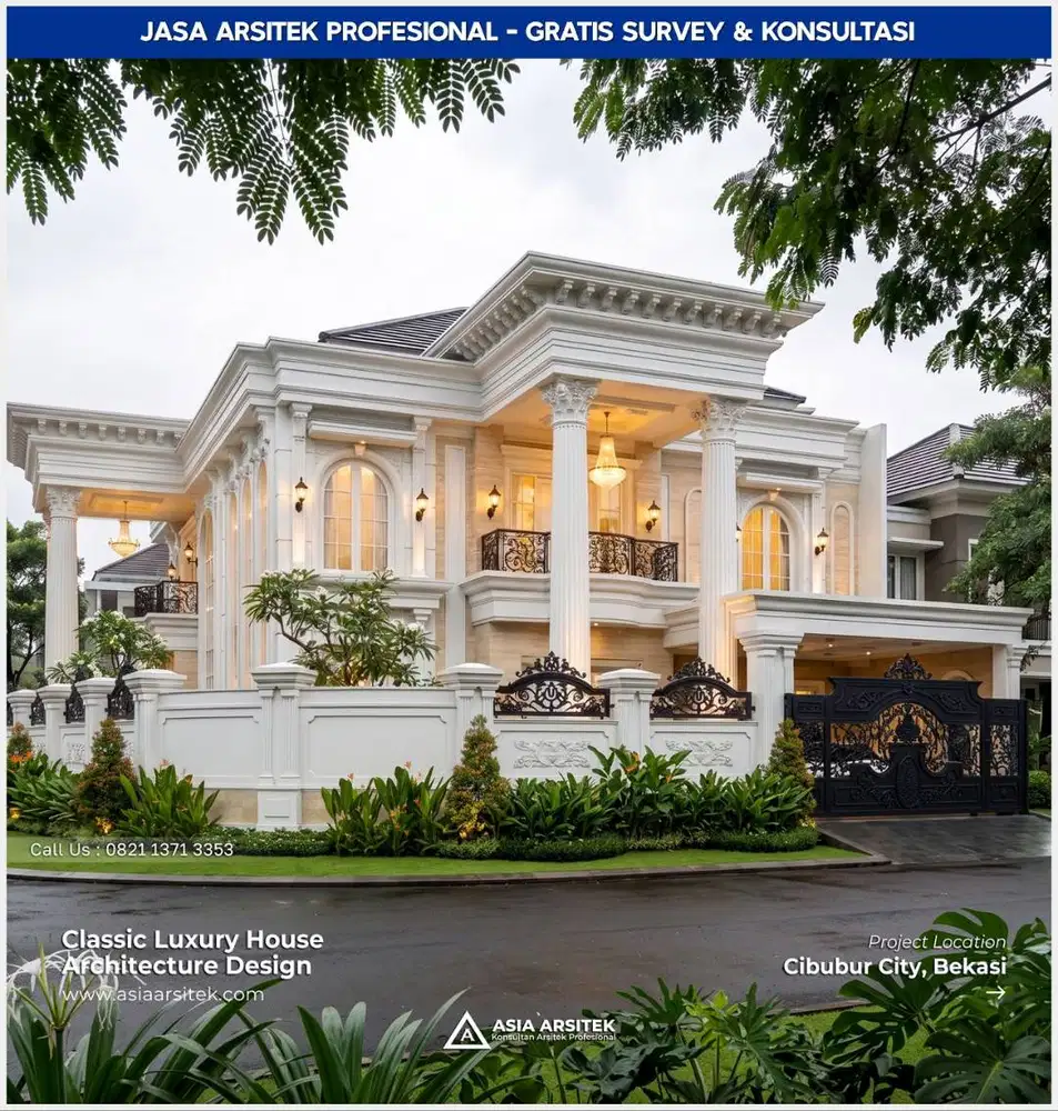 Jasa Arsitek Desain Rumah di Tangerang Selatan Desain Rumah 3551 m2