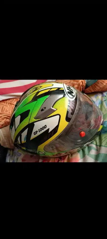 Dijual Helm Full Face Double Visor NHK size L modif keren.