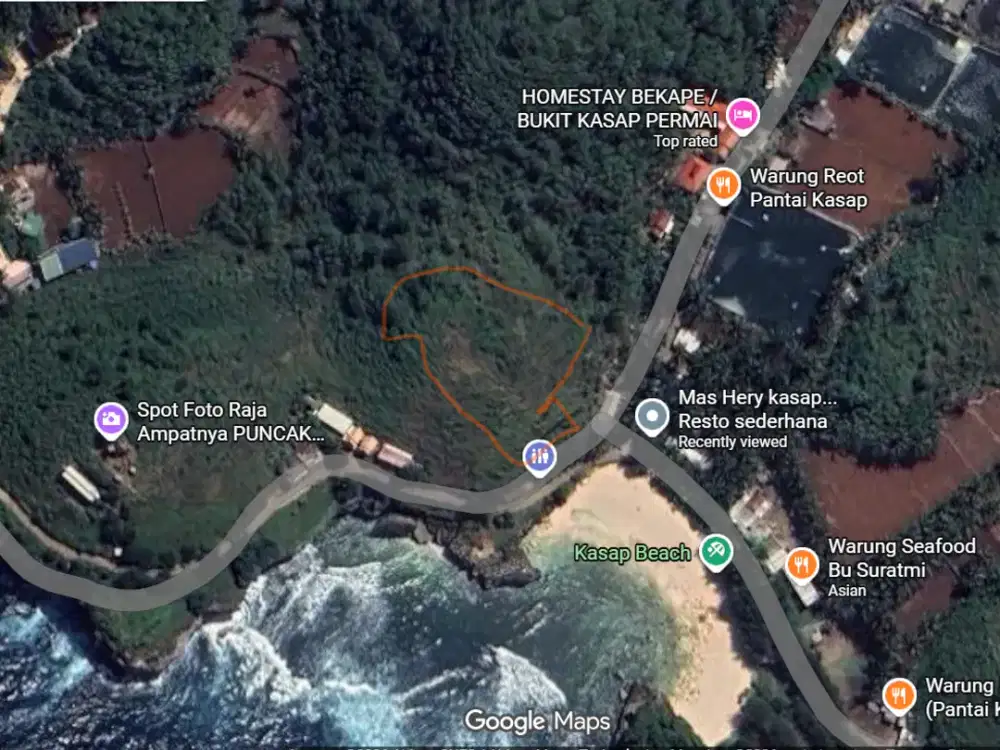 Ocean View Land for Lease or Sell – Watukarung, Pacitan (East Java)