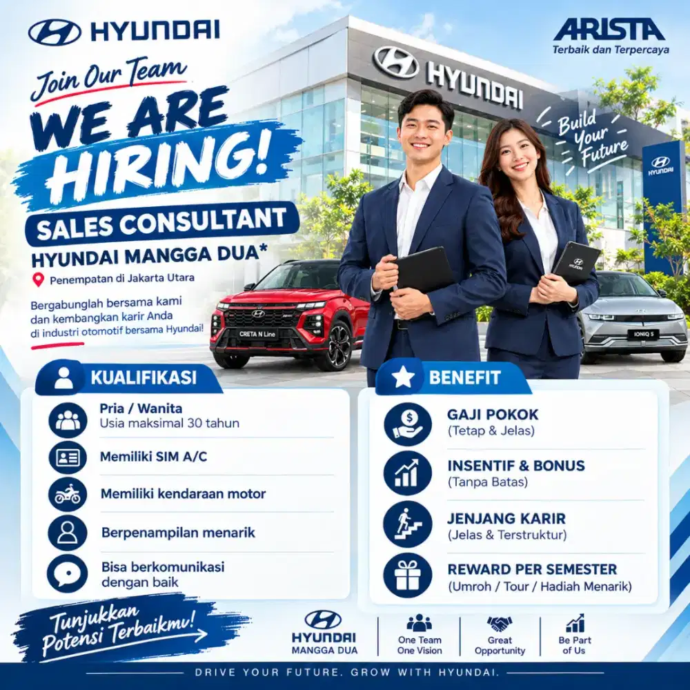Loker Sales Mobil Hyundai
