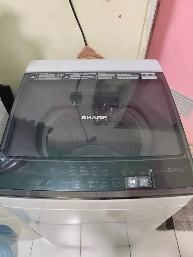 Mesin cuci SHARP SINGLE TABUNG 8KG
