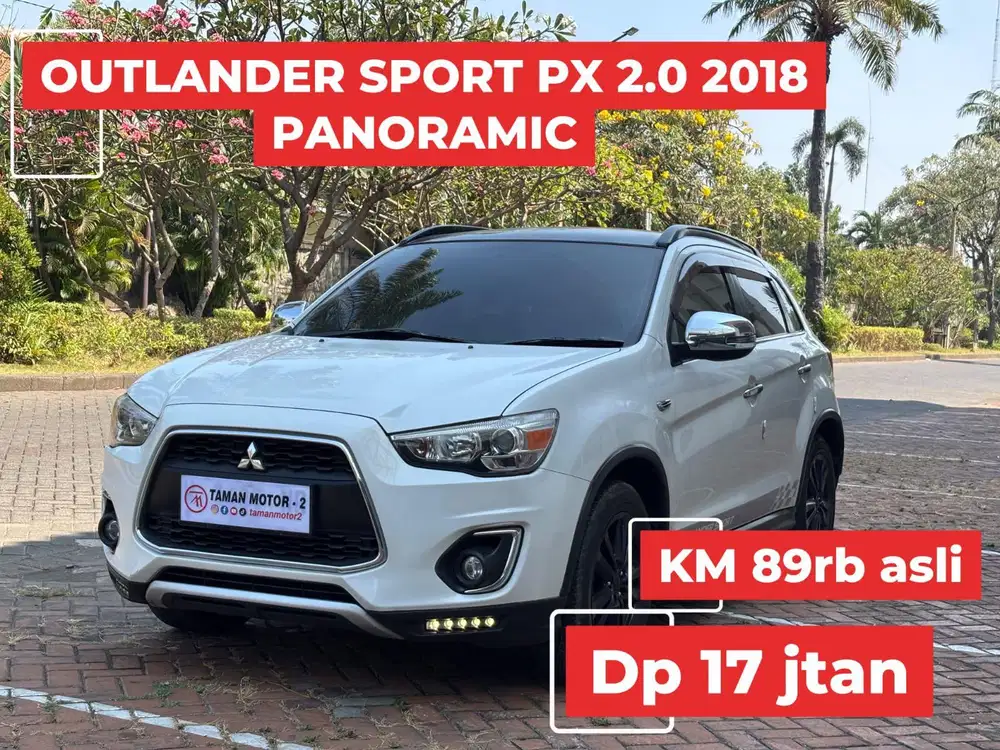 [km rendah 90rb] Outlander Sport PX 2018 AT kondisi Istimewa