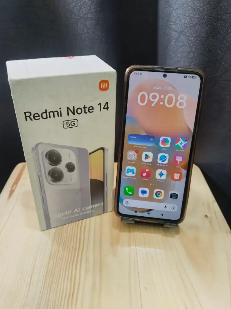 Redmi note 14 5g ram 8+8/256 mulus fulset