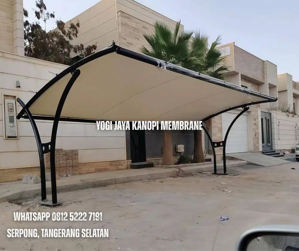 Kanopi Membrane Minimalis Siap Pasang Pesan Hari Ini